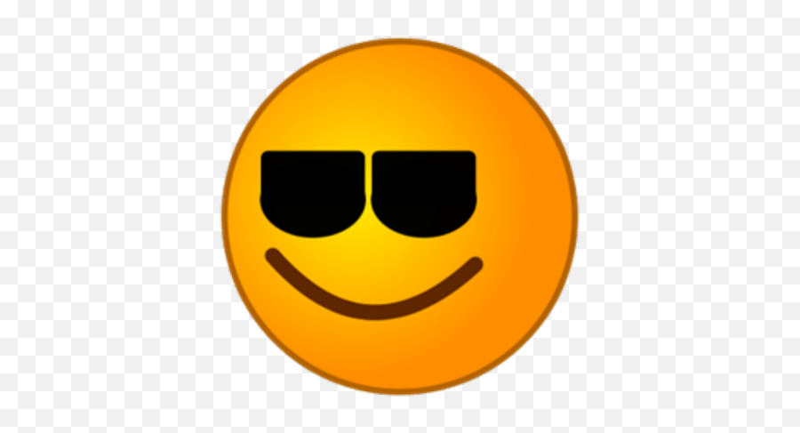 Cool Smiley Face For Cool People - Cool Smiley Faces Emoji,Cool Emoticon