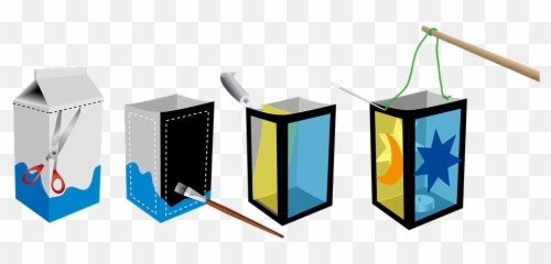Free Lantern Halloween Vectors - Lanterna De Caixa Leite Emoji
