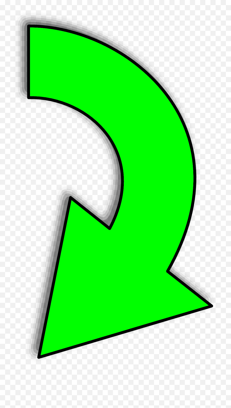 Green Arrow Down Left - Arrow Down Green Emoji,Green Arrow Emoji