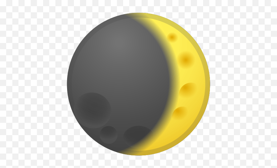 Waxing Crescent Moon Emoji Meaning With Pictures - Emoji Luna Creciente,Eclipse Emoji