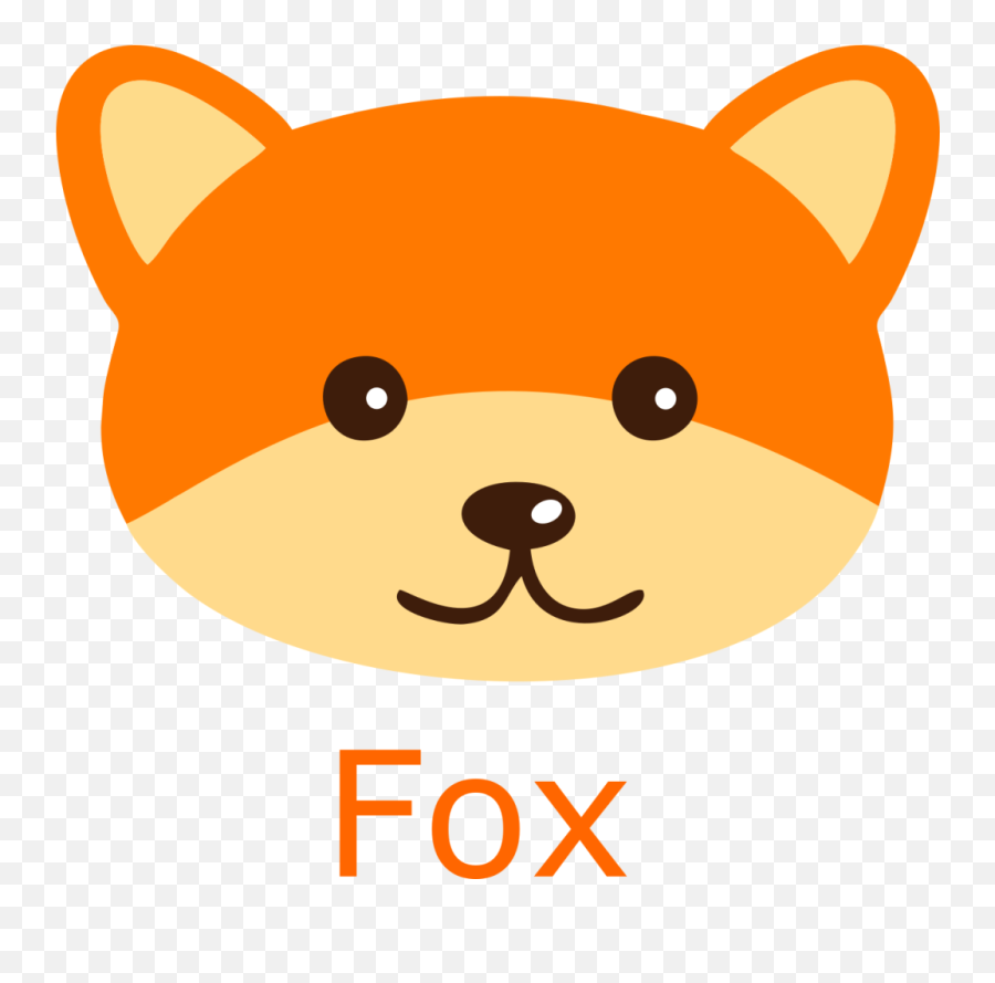 Fox Cartoon Png Download Free Clip Art - Fox Face Clip Art Emoji,Fox Face Emoji