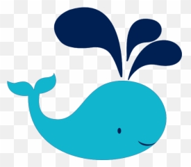 Navy Whale Clip Art - Teal Whales Clip Art Emoji,Blue Whale Emoji