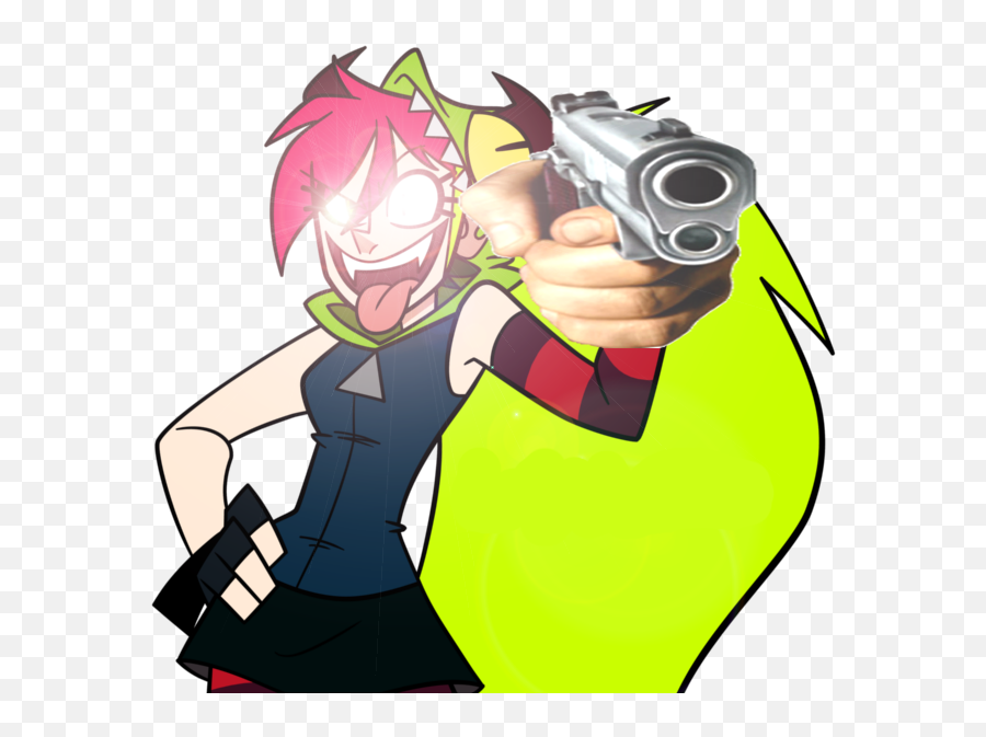 Hand Pointing A Gun - Hand Pointing Gun Meme Emoji,Laughing Emoji Gun