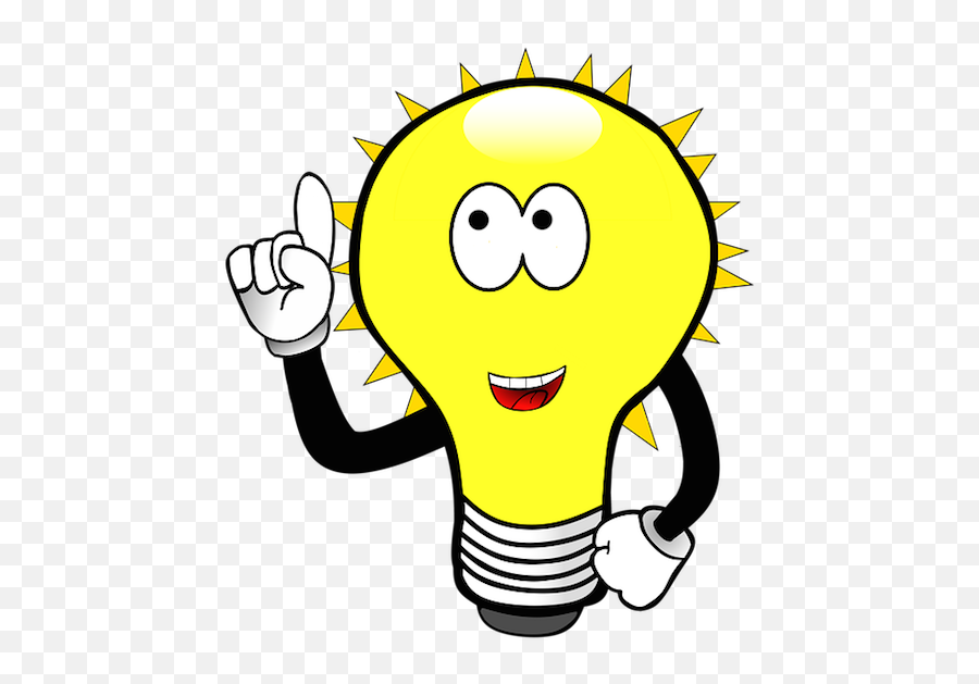 Should You - Cartoon Light Bulb Clip Art Emoji,Cum Emoticon
