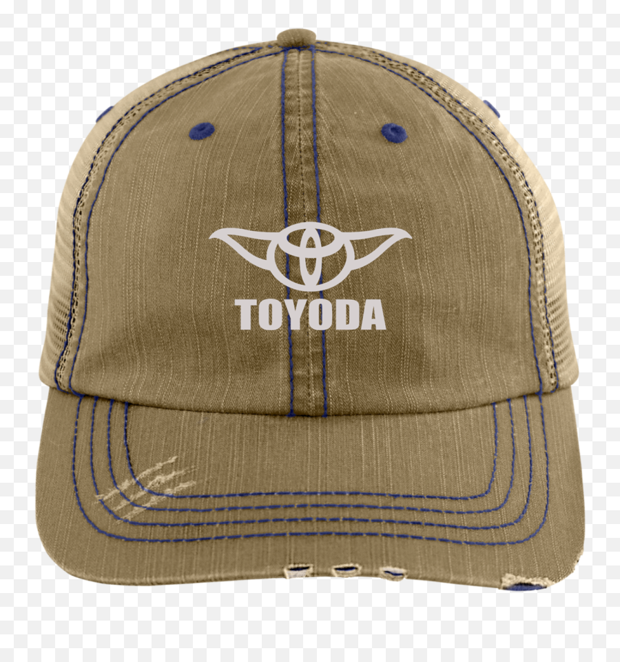 Toyoda Toyota Distressed Cap Hat - Calcomanias Con El Logo Toyota Emoji,Emoji Dad Cap