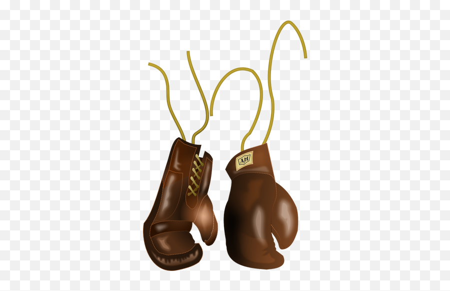 Vector Graphics Of Antique Boxing - Old Boxing Gloves Png Emoji,Boxing Glove Emoticon