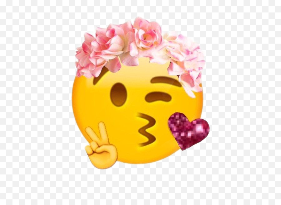 Emoji Freetoedit - Flower Crown Transparent Background,Salt Emoji