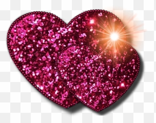 Sparkle Heart Png Picture - Glitter Sticky Back Plastic Emoji