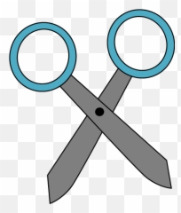 Blue Scissors Clip Art Vector Images Image - Pair Of Scissors Clipart Emoji,Scissors Emoji