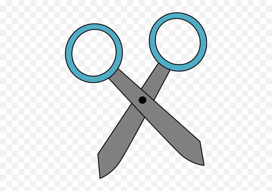 Blue Scissors Clip Art Vector Images Image - Pair Of Scissors Clipart Emoji,Scissors Emoji