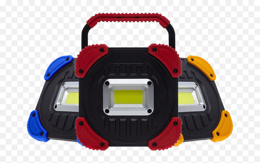 Qbeam 500 Lumen Cob Flood Light With Ratcheting Handle - Car Emoji,Chainsaw Emoji