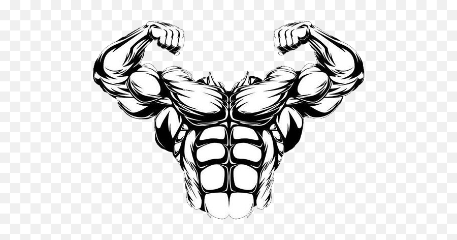 Muscle Muscles Muscleman Champion Abs - Clipart Bodybuilder Png Emoji,Muscles Emoji