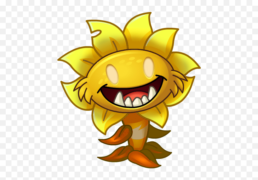 Plants Vs Zombies Clipart Smiley - Png Download Full Size Pvz 2 Sunflower Queen Emoji,Zombie Emoticon
