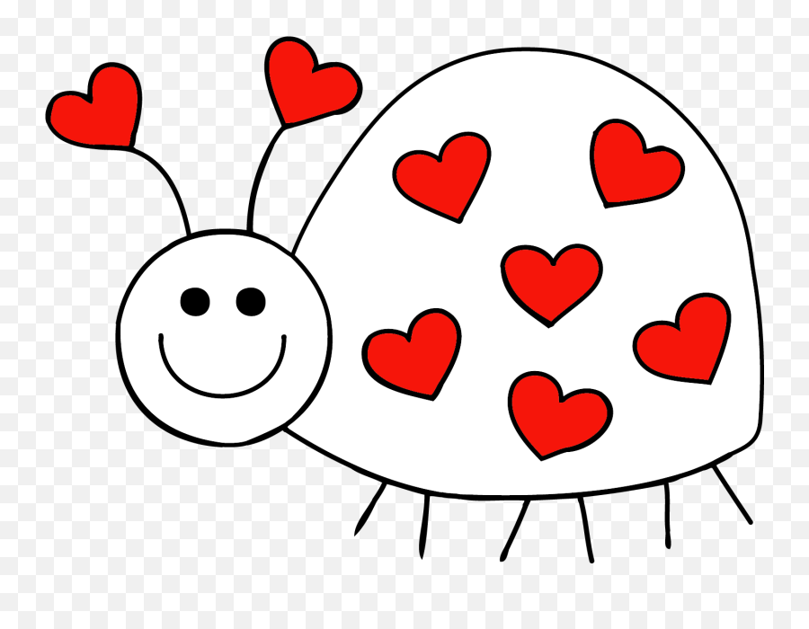 Grandma Clipart Outline Grandma - Valentine Love Bug Clip Art Emoji,Grandpa Heart Grandma Emoji