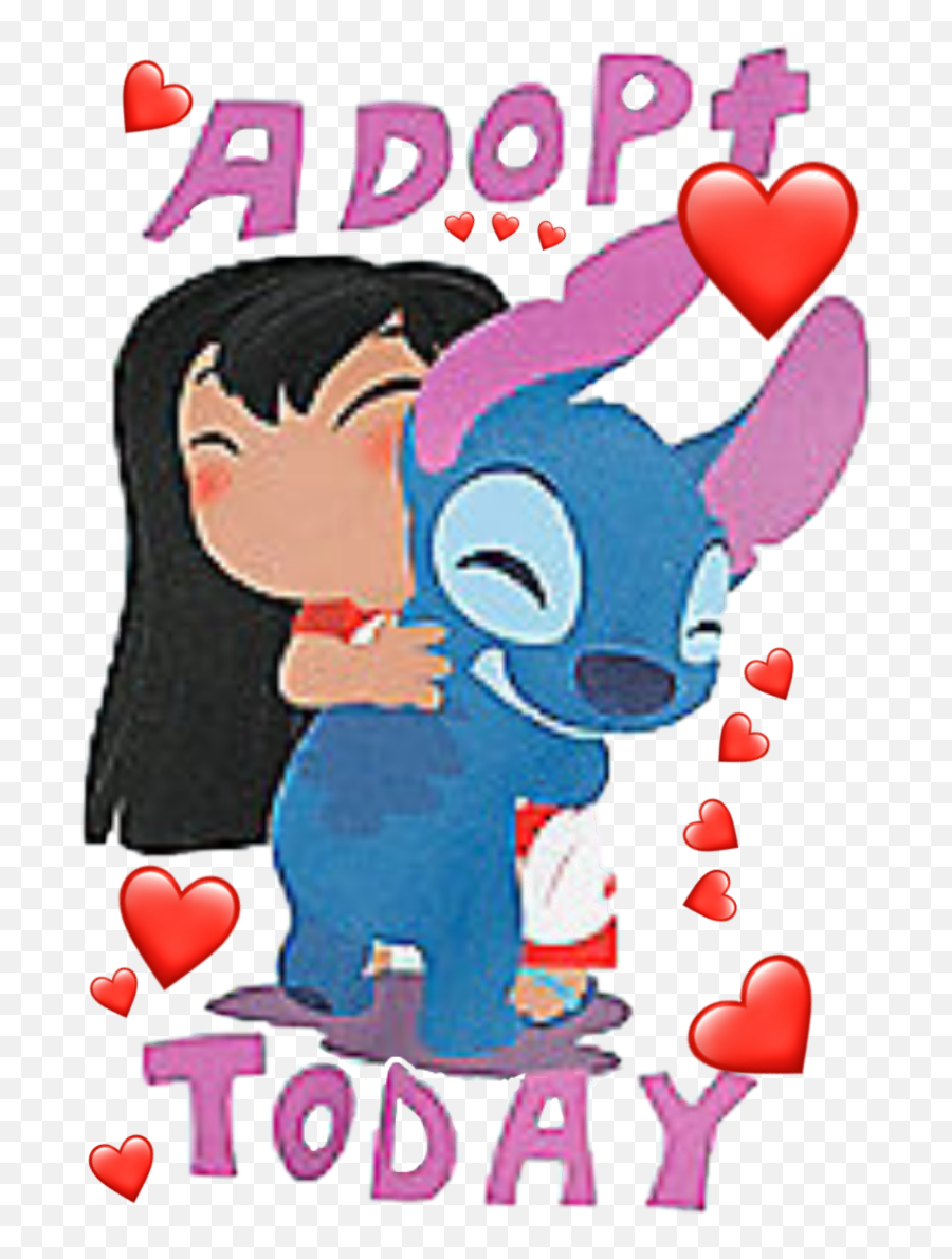 Lilo U0026 Stitch Adopt Today Poster Lilou0026stich Stitch - Lilo And Stitch Adopt Emoji,Lilo And Stitch Emoji