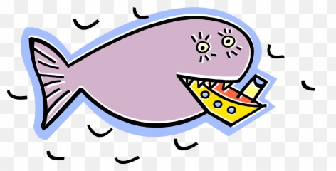 Hawk Clipart Secondary Consumer - Whale Eating Png Ship Emoji