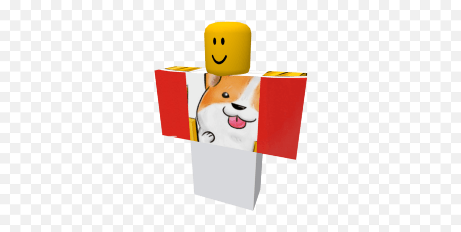 Corgi Fries - Cartoon Emoji,Corgi Emoticon