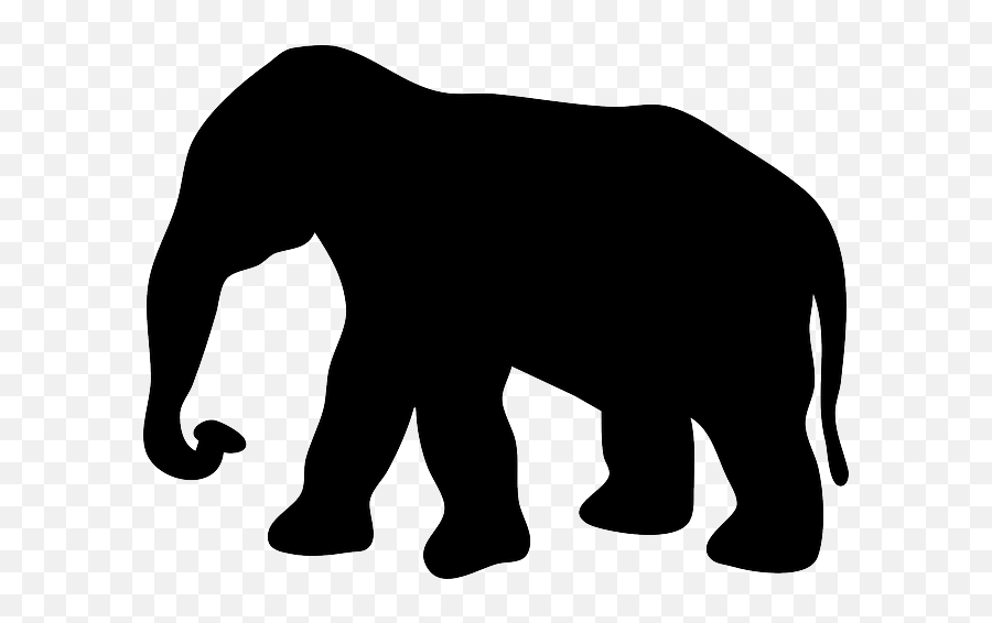 Library Of Elephant And Piggie Trunk - Elephant Silhouette Gif Emoji,Sombra Emoji