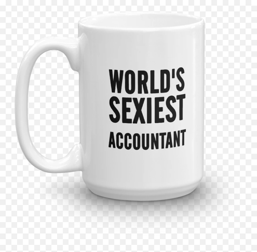 Worldu0027s Sexiest Accountant Mug Ceramic Coffee Mug U2013 Mugsouk - Coffee Cup Emoji,Beer Ship Emoji