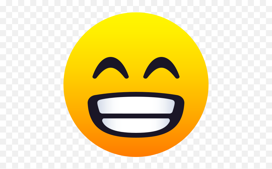 Radiant Face With Smiling Eyes - Transparent Happy Emoji Gif,Rock Face Emoji