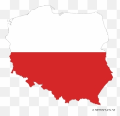 Flag Vector Map Of Poland - Free Emoji