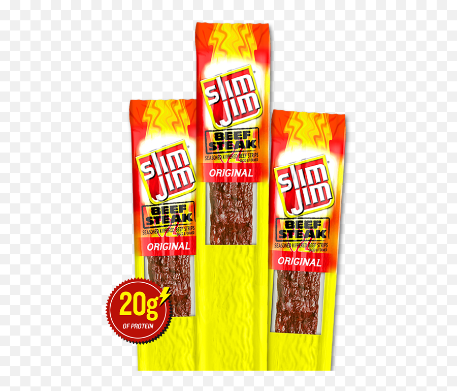 Slim Jim Beef Steak Strips - Slim Jim Original Beef Jerky Emoji,Steak Emoji