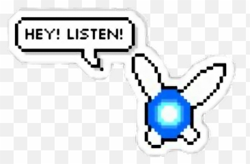 Navi Thelegendofzelda Link Zelda - Transparent Background Bubble Text Png Emoji,Zelda Emoji