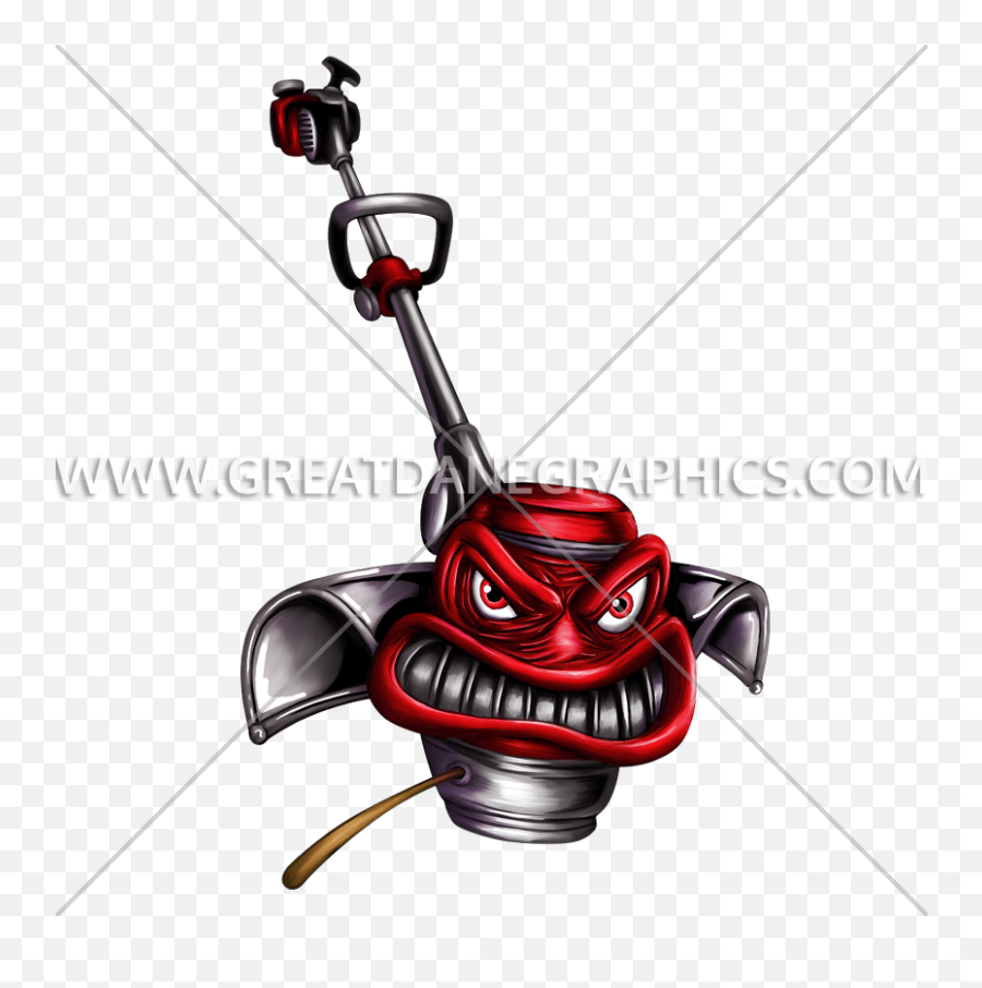 Angry Lawn Mower Cartoon Clipart - Weedwacker Cartoon Emoji,Lawnmower Emoji