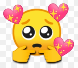 Cute Wholesome Ily Sticker - Happy Emoji