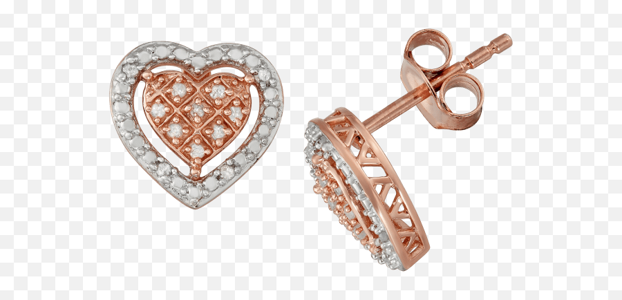 Kiran Jewels Sterling Silver Heart Rose 110 Ctw Diamond - Solid Emoji,Heart Gun Emoji Game