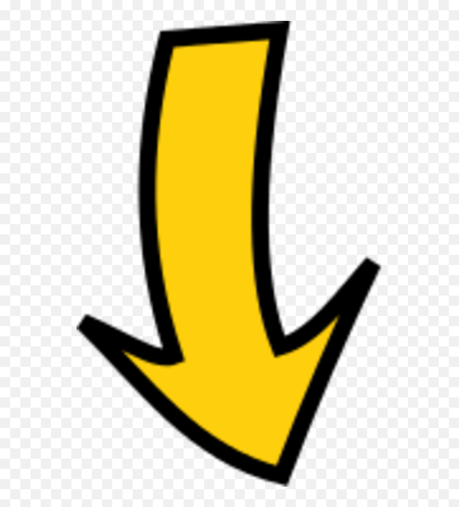 Clip Down Pointing Picture - Arrow Pointing Down Png Emoji,Emoji Arrow Down