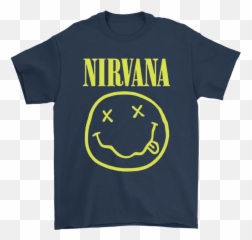 Funny Nirvana Passed Out Emoji Shirts -