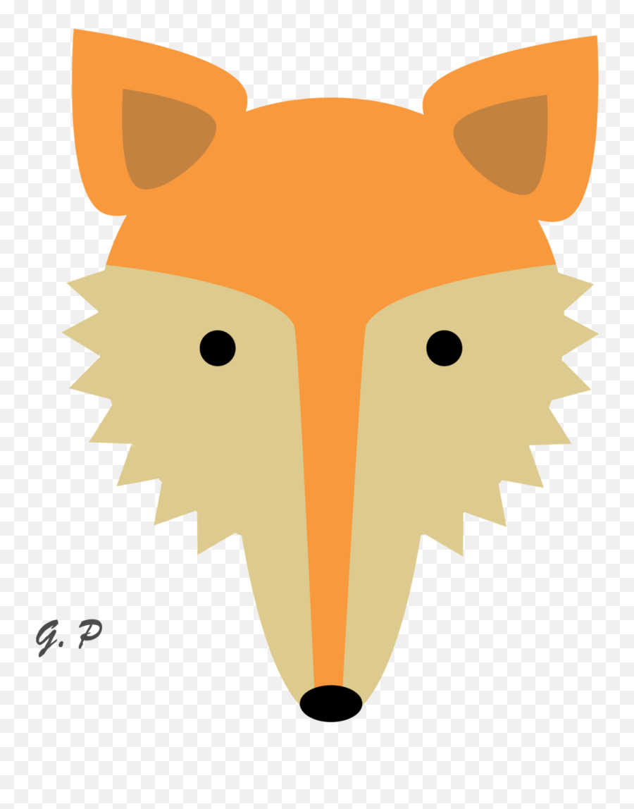 Fox Clip Art 2 - Fox Clipart Face Emoji,Fox Face Emoji