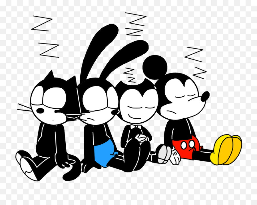 Felix Oswald Bendy And Mickey - Felix The Cat Bendy And The Ink Machine Emoji,Whelp Emoji