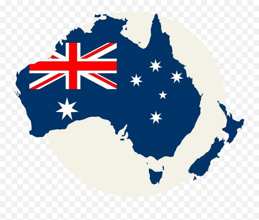 Flag Of Australia Map - Happy Australia Day 2018 Emoji,Australian Flag Emoji