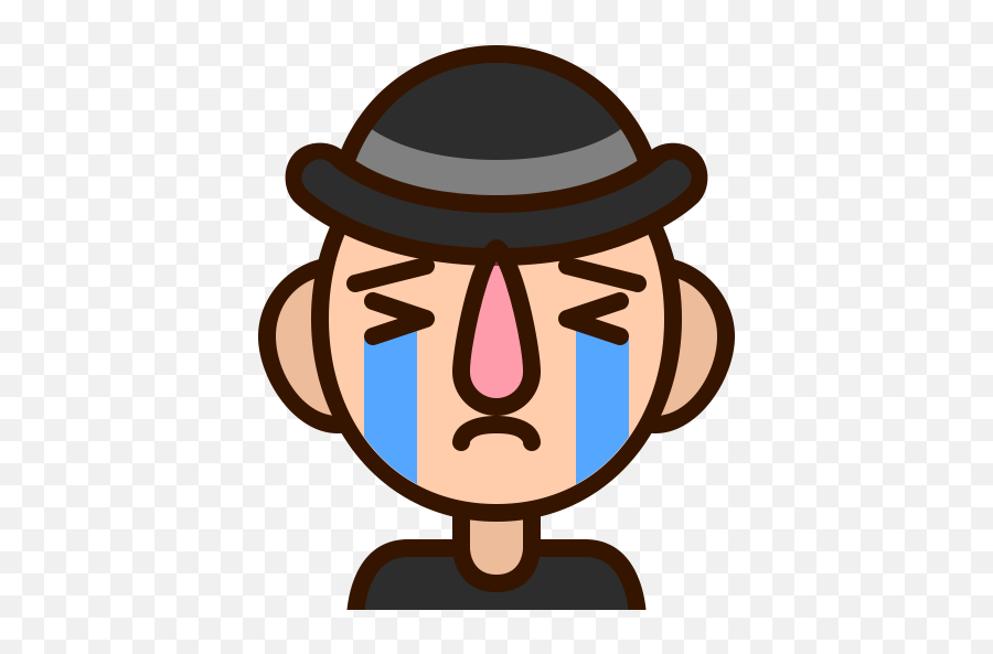 Cry Emoji Emoticon Man Sad Smiley - Regretful Emoji,Emoticon Man