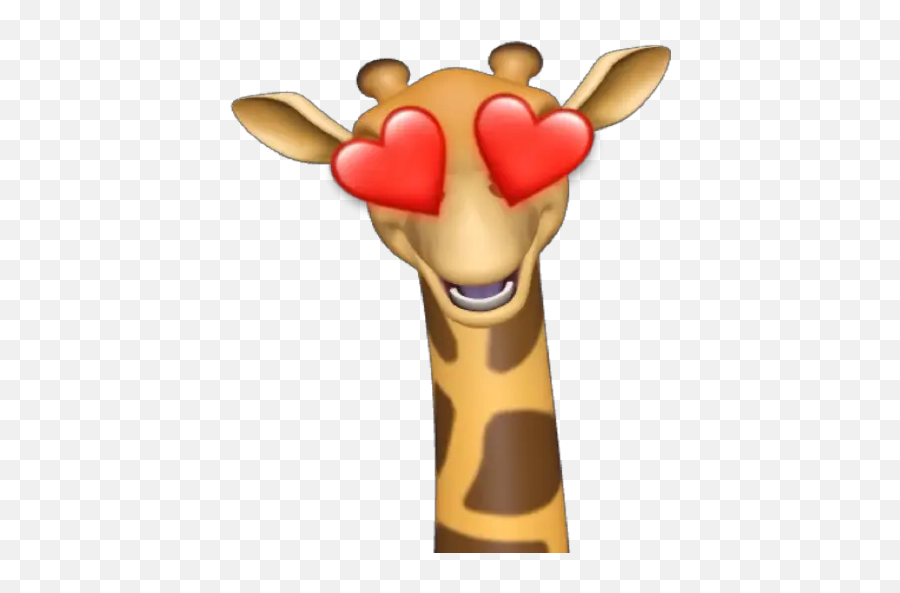 Memoji Giraffe Stickers For Whatsapp - Photograph,Giraffe Emoji.com
