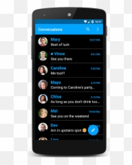 Icy Blue Dark Theme 1 - Sms Emoji