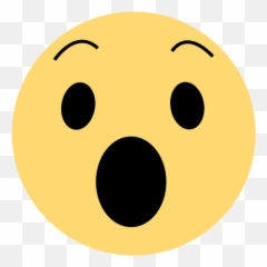Wow Facebook Emoticon Png - Reactions Emoji
