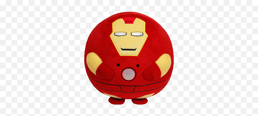 Ty Store - Iron Man Ball Plush Emoji,Iron Man Emoticon
