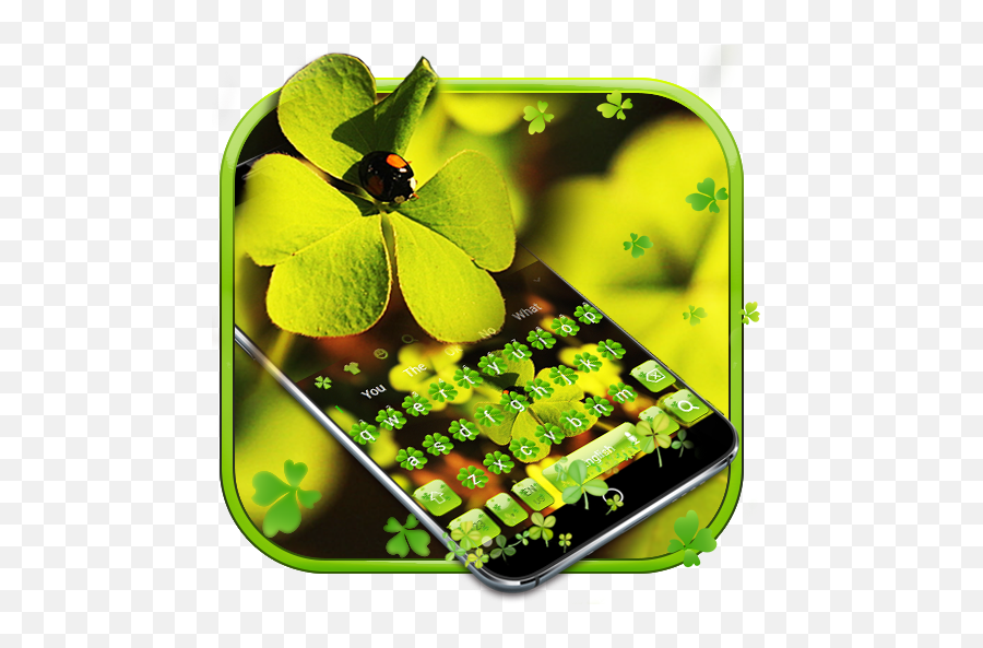 Download Green Clover Keyboard Theme For Android Myket - Maidenhair Tree Emoji,Four Leaf Clover Emoji