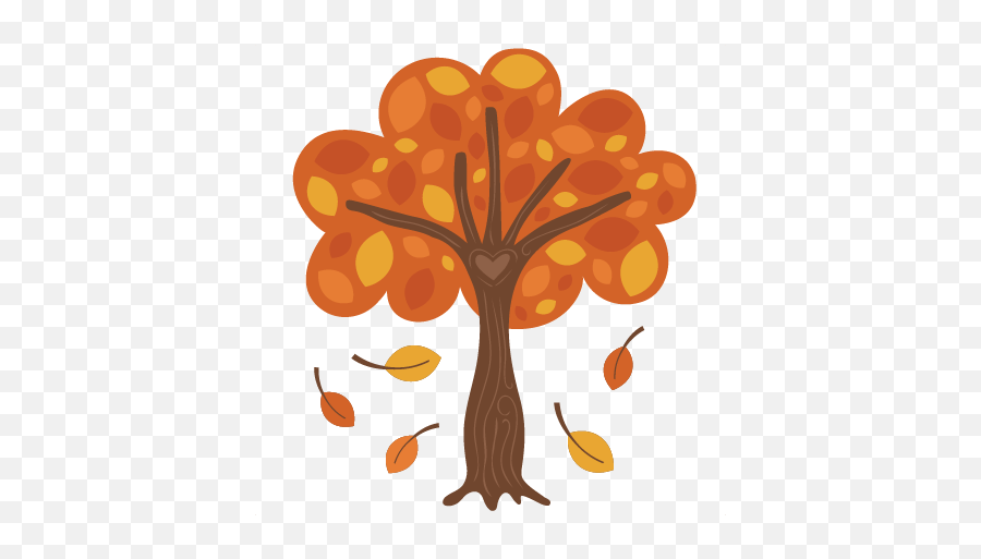 Fall Tree Clipart Autumn Stock Free Png - Clipartix Cute Fall Tree Clipart Emoji,Fall Emoji