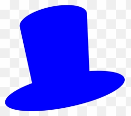 Magic Magician Hat Transparent - Light Blue Emoji