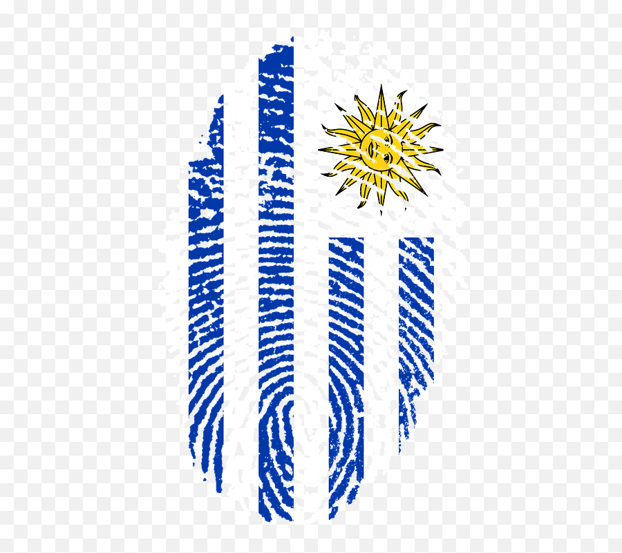 Uruguay Flag Fingerprint - Huella Uruguay Emoji,Pride Flag Emojis