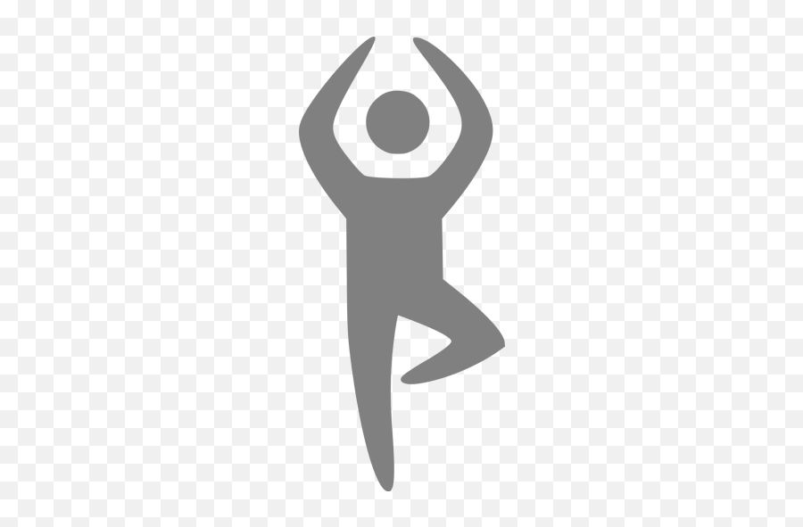 Gray Yoga Icon - Free Gray Yoga Icons Yoga Icon Png Gray Emoji,Yoga Emoticon