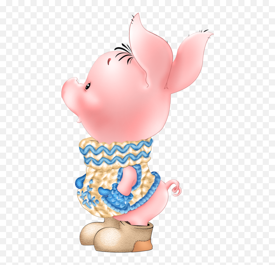 Pig Art Cute Pigs Cute Clipart - Cute Pig Illustration Emoji,Flying Pig Emoji
