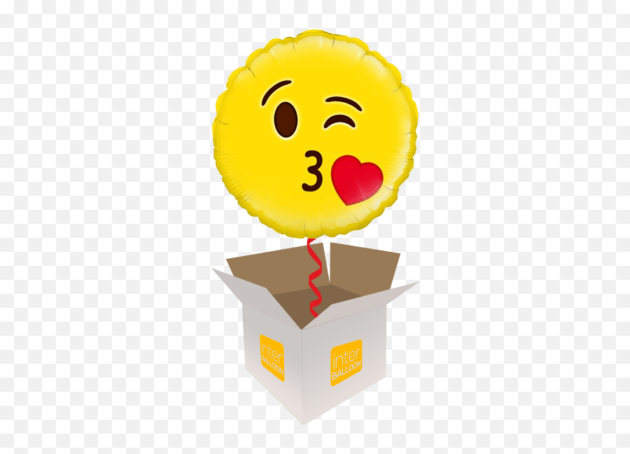 Emoji Helium Balloons Delivered In The - Transparent 13th Birthday Balloon,Blush Emoticon