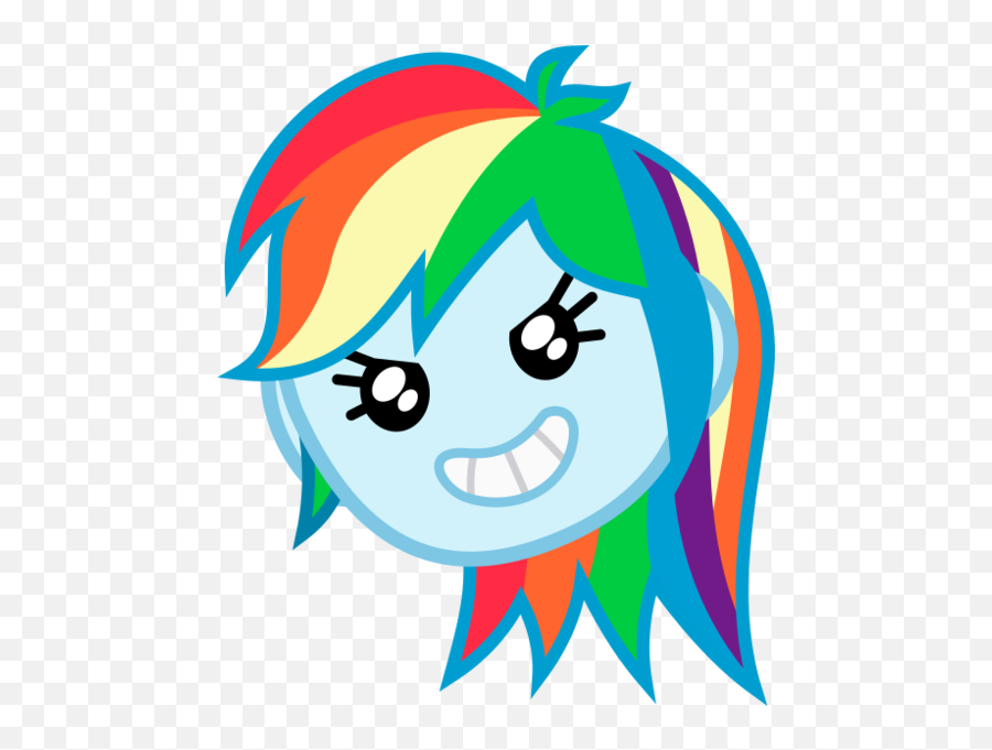 1991154 - Artistanimeequestria Cute Dashabetes Happy Emoji,Dash Emoji