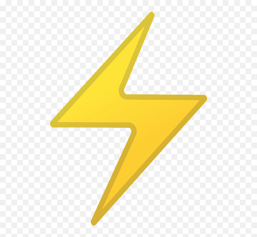 High Voltage Emoji Clipart - High Voltage Emoji Png,Bolt Emoji