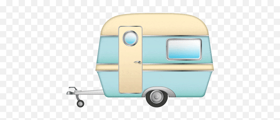 Caravan Cartoon Gif - Caravan Emoji Copy And Paste,Camper Emoji